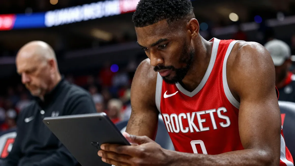 Analyzing if the Houston Rockets should sign free agent Victor Oladipo, considering their backcourt depth, cap space, and...