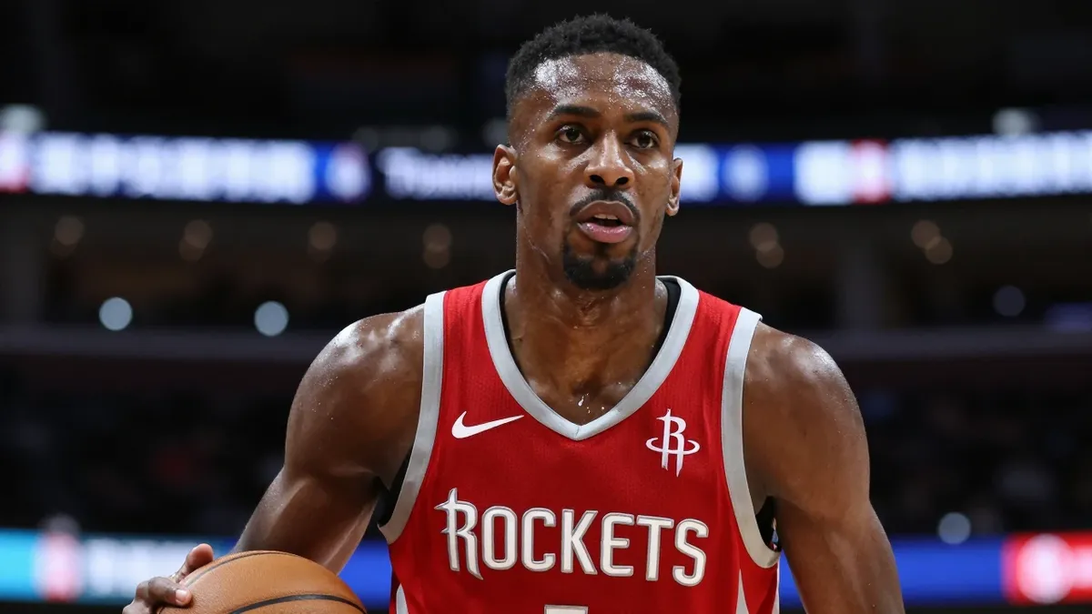 The Houston Rockets have waived guard JD Davison, citing a crowded backcourt and the signing of Marcus Smart